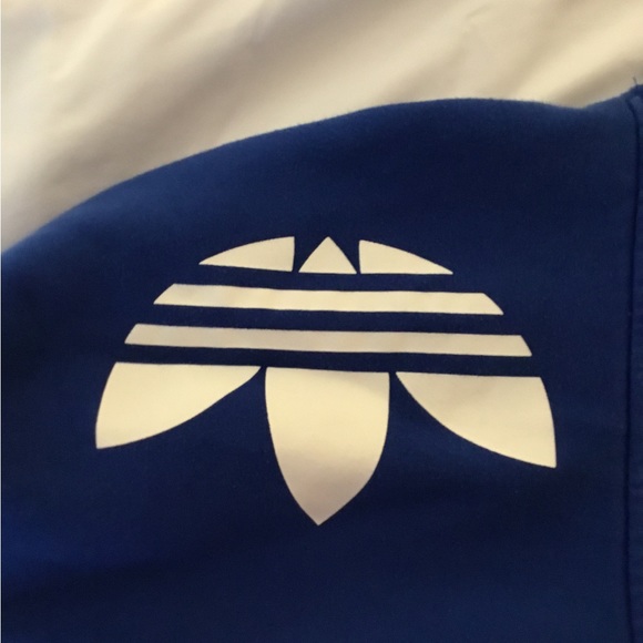 Adidas Men’s Small Royal Blue Pullover Hoodie - Picture 3 of 4